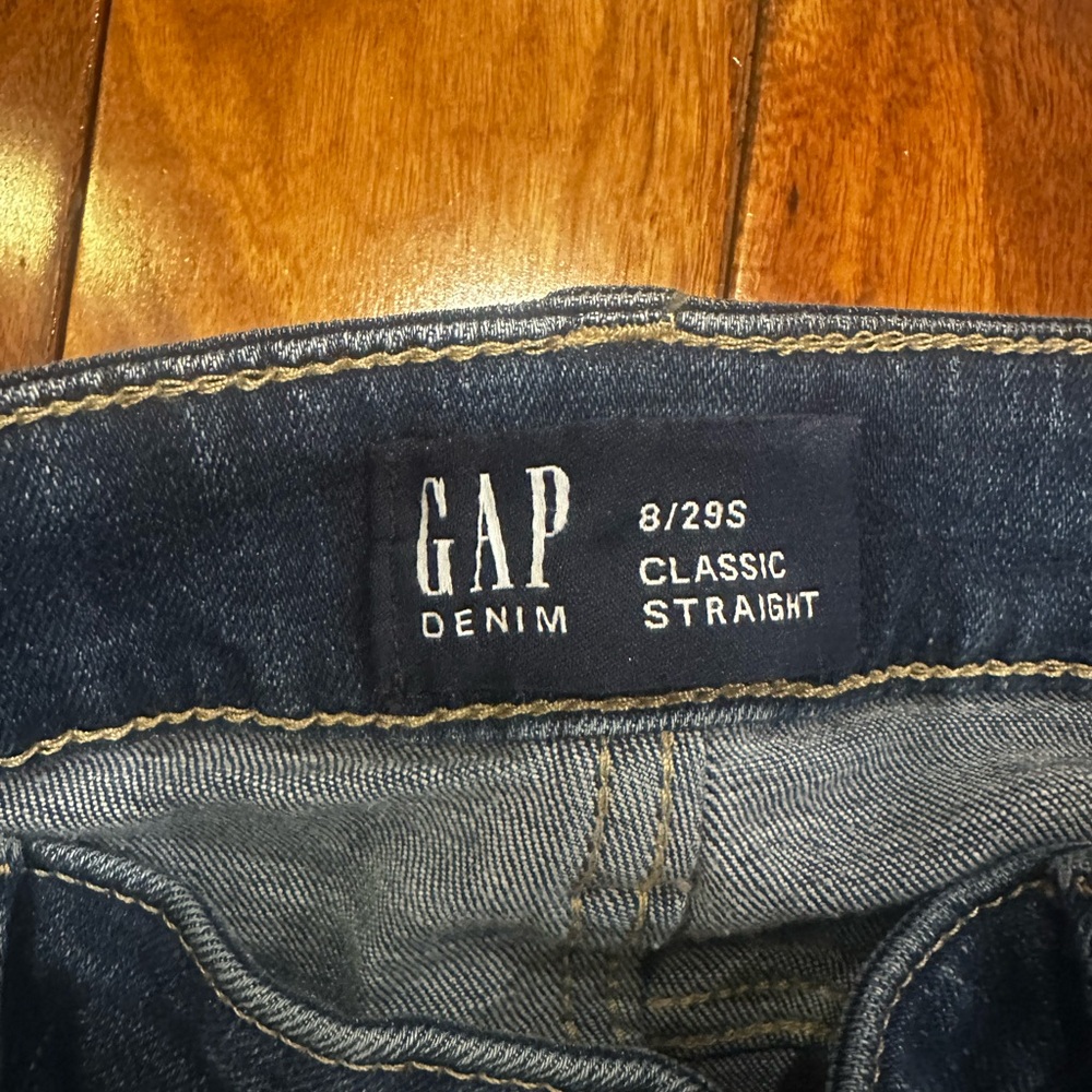 GAP Dark Blue Classic Straight Denim